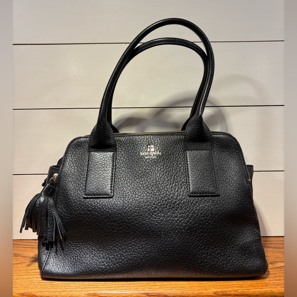 Kate Spade Black Pebbled Leather Handbag
